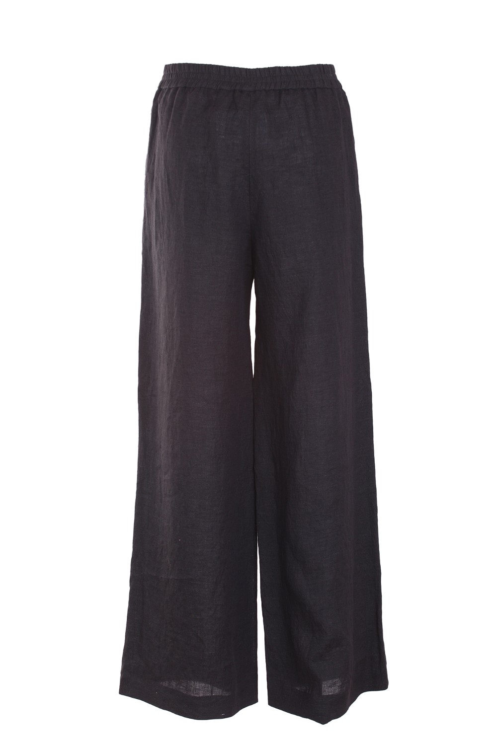 shop FABIANA FILIPPI Saldi Pantalone: Fabiana Filippi pantalone in lino, nero.
Linea loose fit. 
Vita elasticizzata.
Composizione: 100% Lino.
Fatto in Italia.. PADP02W389-825 number 6613855